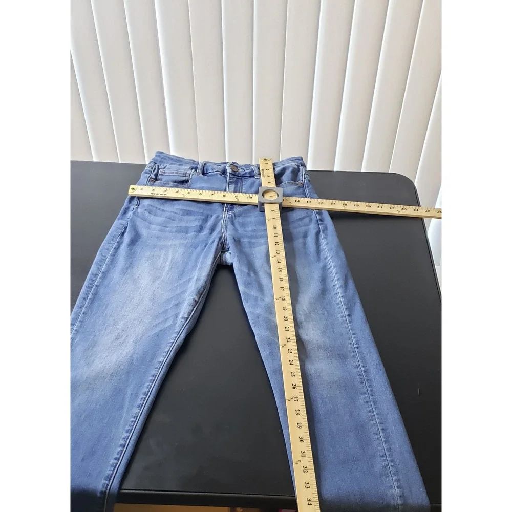American Eagle Outfitters Curvy Hi Rise Skinny Jeans Medium Wash Size 10 Regular